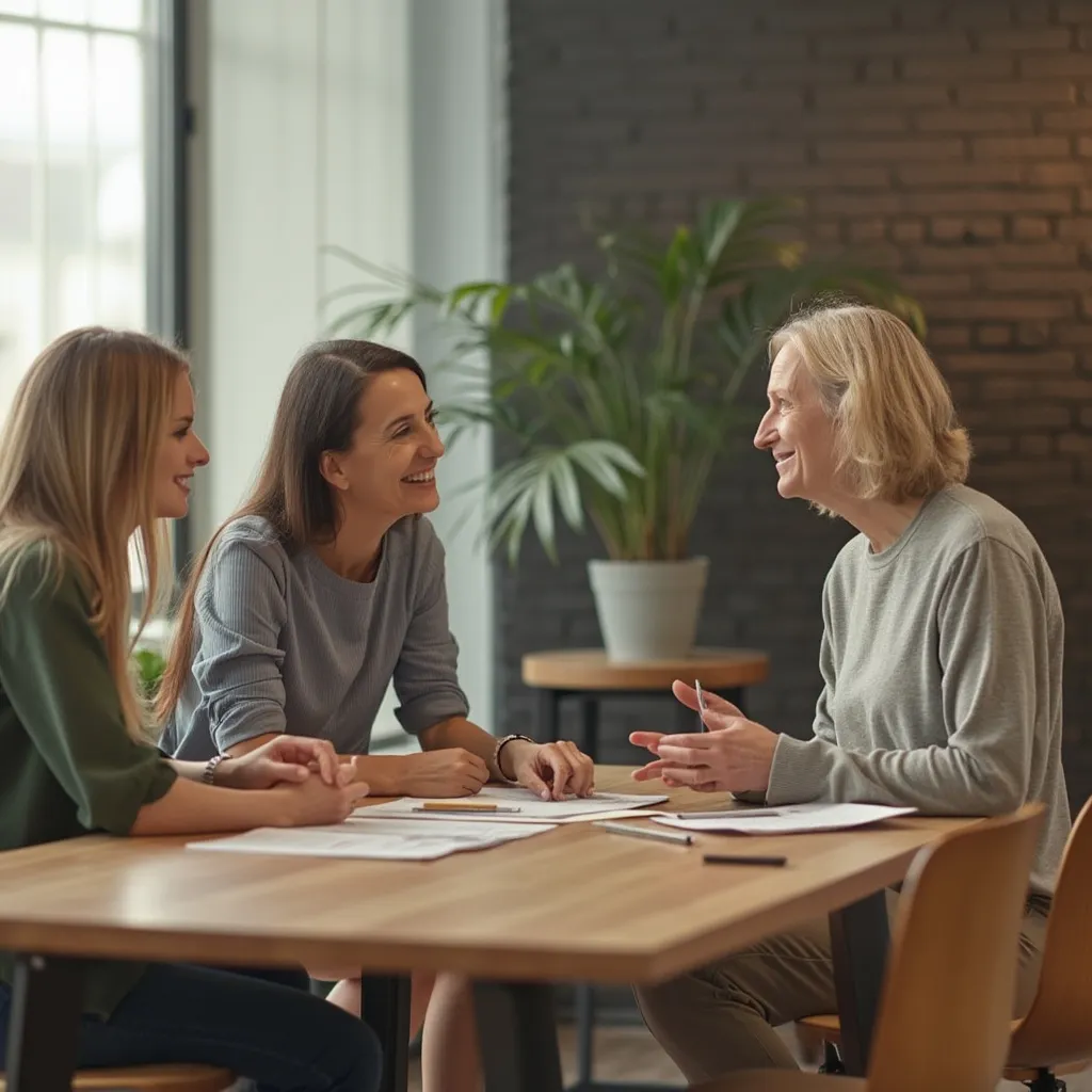 Coaching-Situation im Gespräch